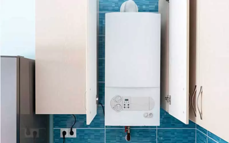 نصب پکیج دیواری داخل کابینت آشپزخانه
